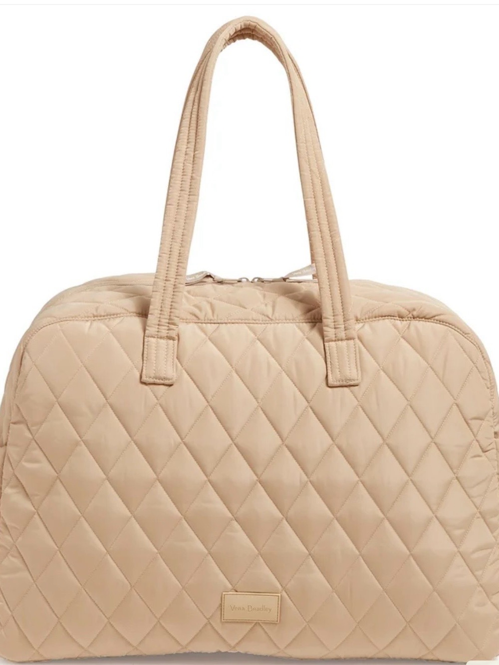 Vera Bradley Ultralite Grand Traveler in Caramel Cream NWT